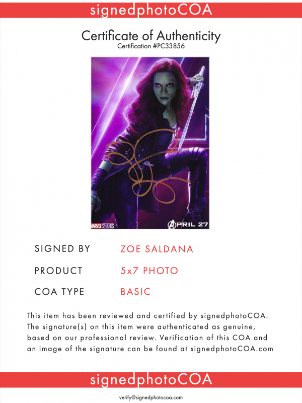 PC33856 - Zoe Saldana